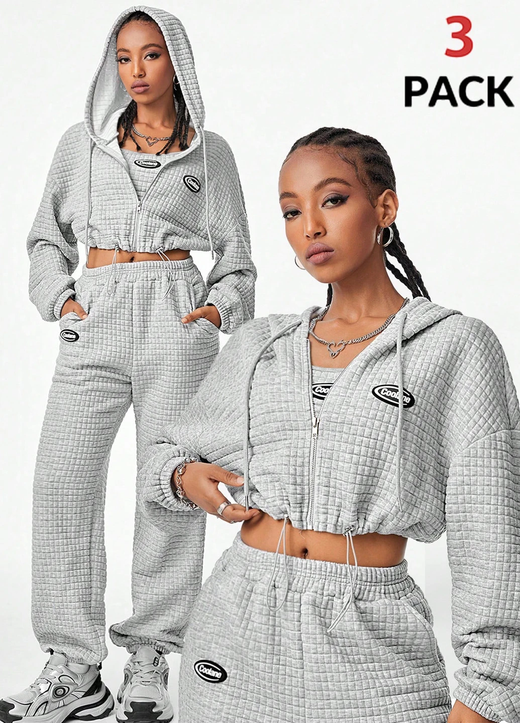 Костюм (толстовка, топ, штани) SHEIN (341735582)
