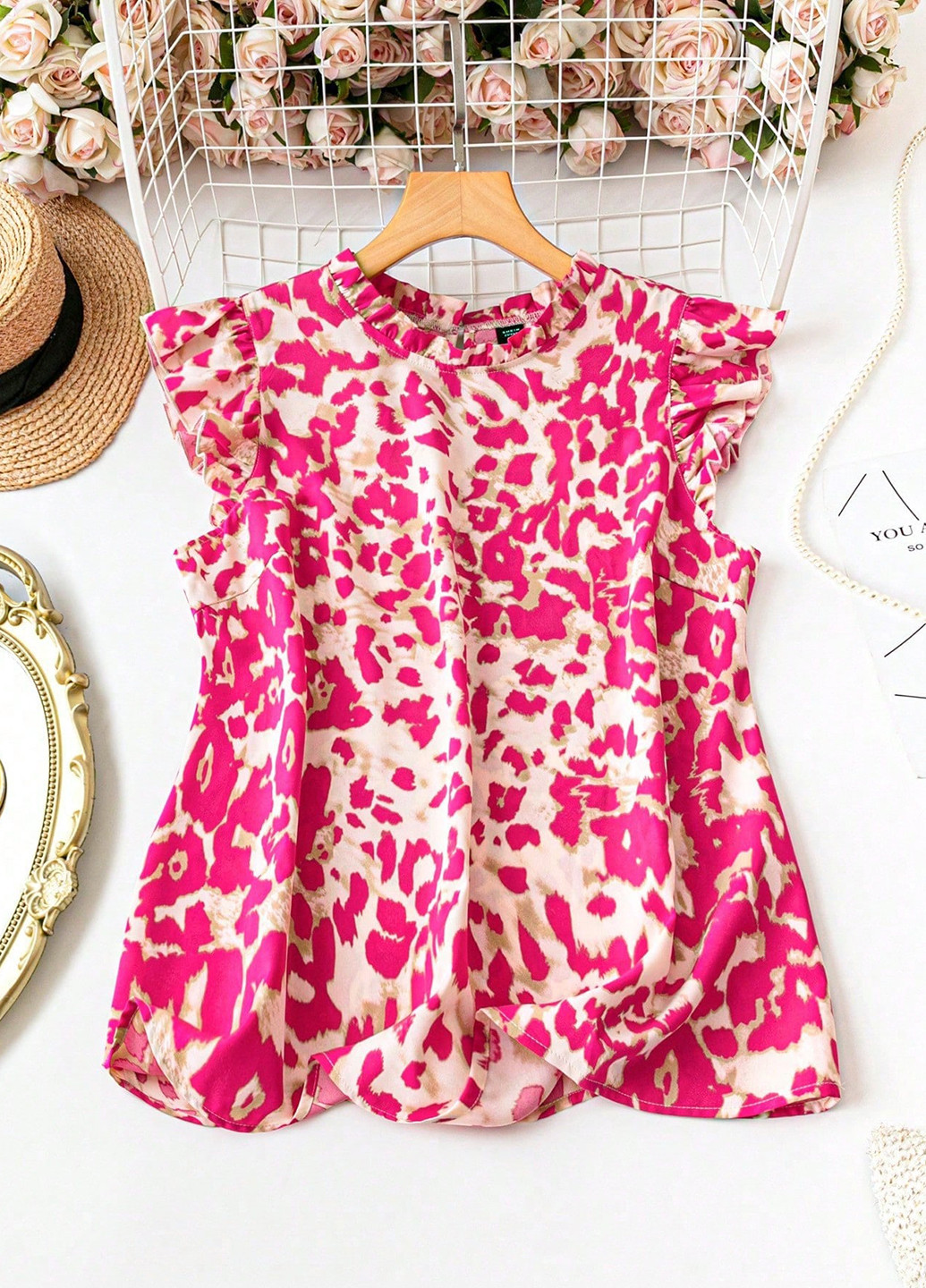 Розовая блуза SHEIN