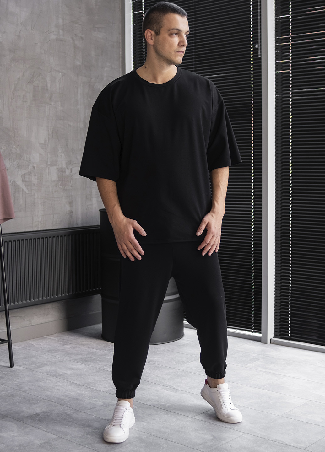 Чорний костюм oversize ShopnGo