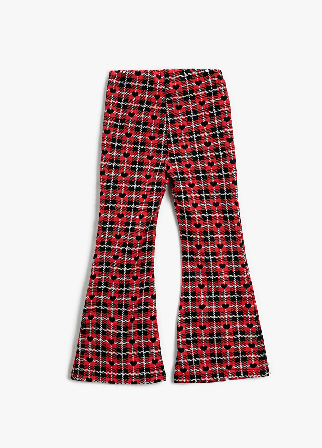 Комбинированные кэжуал демисезонные клеш брюки KOTON