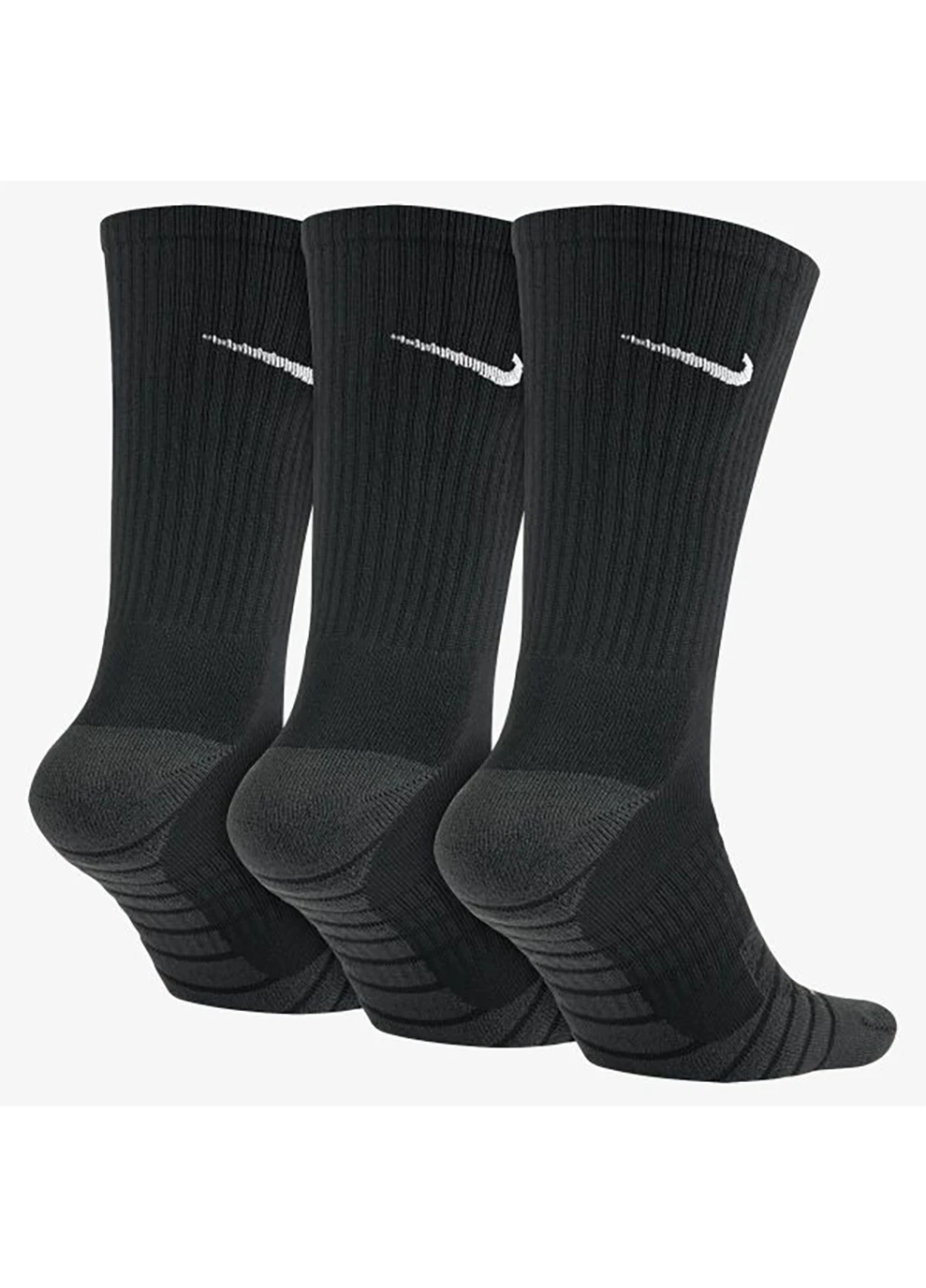 Чорні шкарпетки u nk evry max cush crew 3pr - sx5547-010 Nike логотипи (254343178)