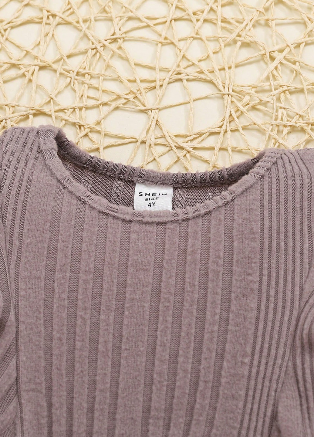 Кофейное платье SHEIN (331019953)