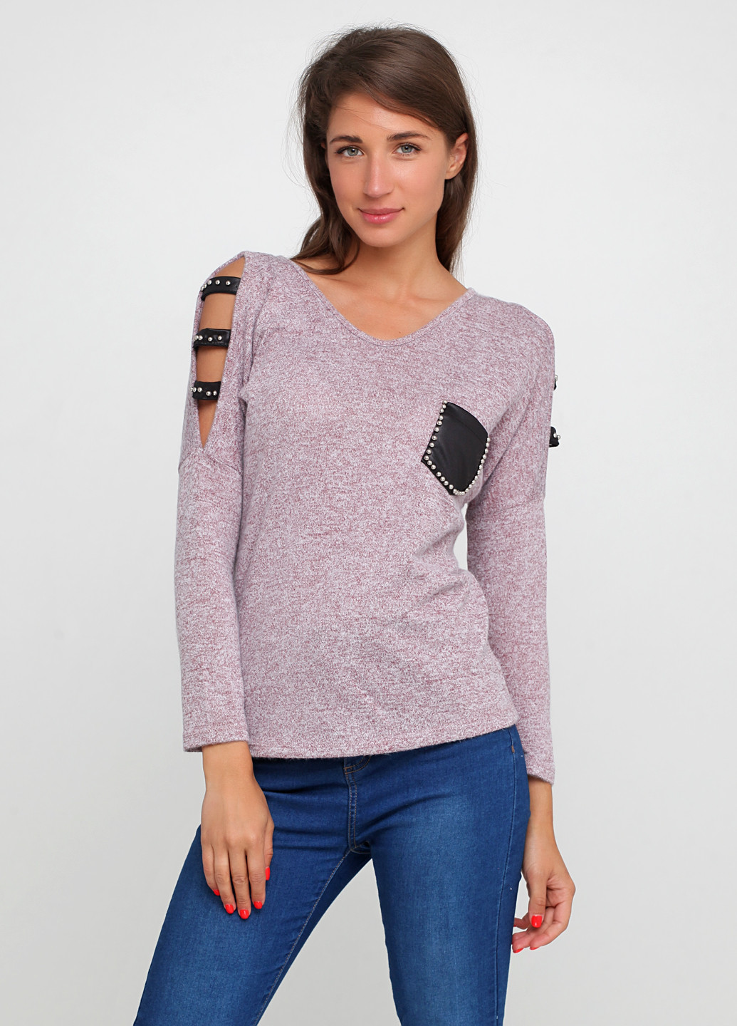 Бледно-розовый демисезонный пуловер пуловер Imperial