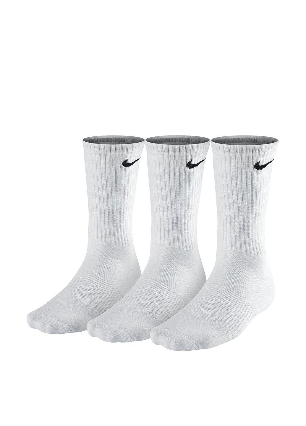 Носки (3 пары) Nike логотипы белые спортивные