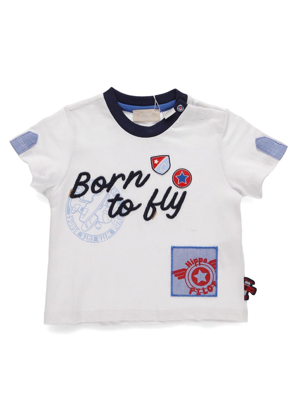 Біла літня футболка Chicco