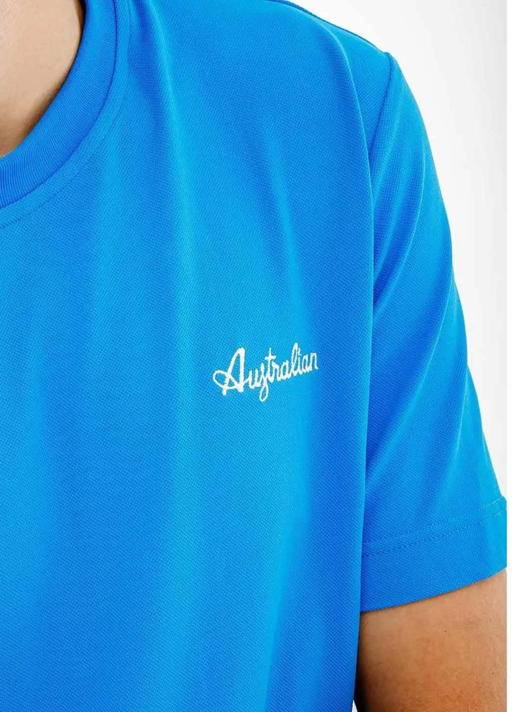 Голубая футболка lsuts0003-626 Australian Easy Tech Pique T-Shirt R-Fit Light Blue