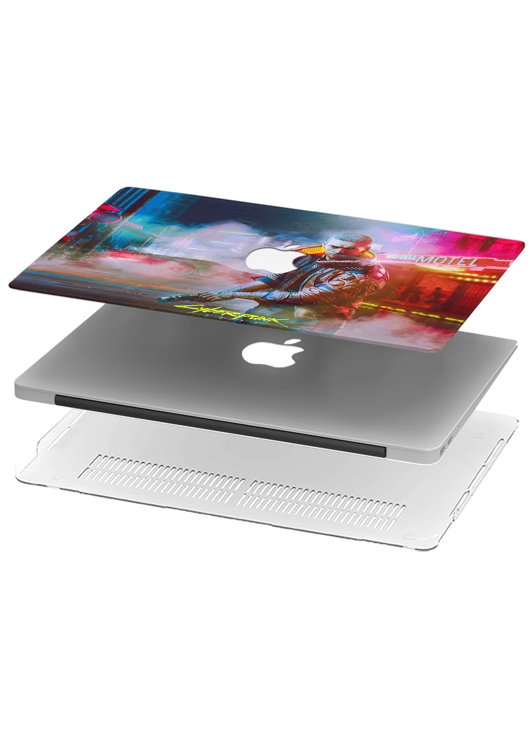 Чехол пластиковый для Apple MacBook Air 13 A1466/A1369 Киберпанк 2077 (Cyberpunk 2077) (6351-2288) MobiPrint (218987674)