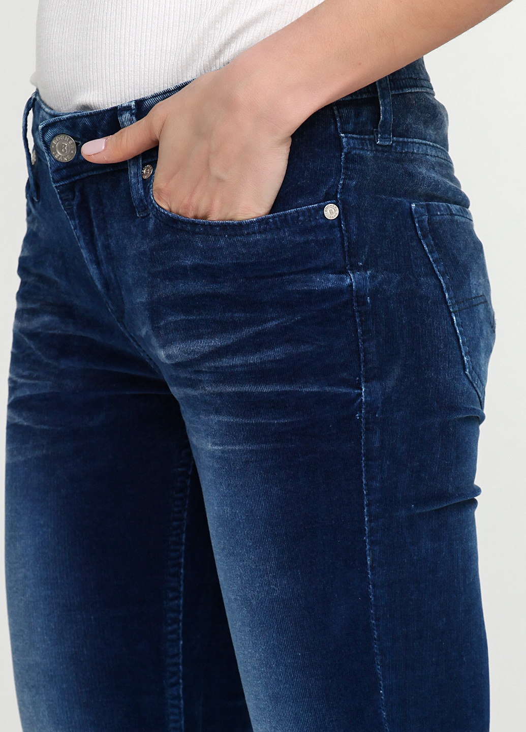 Темно-синие демисезонные джинсы Bogner