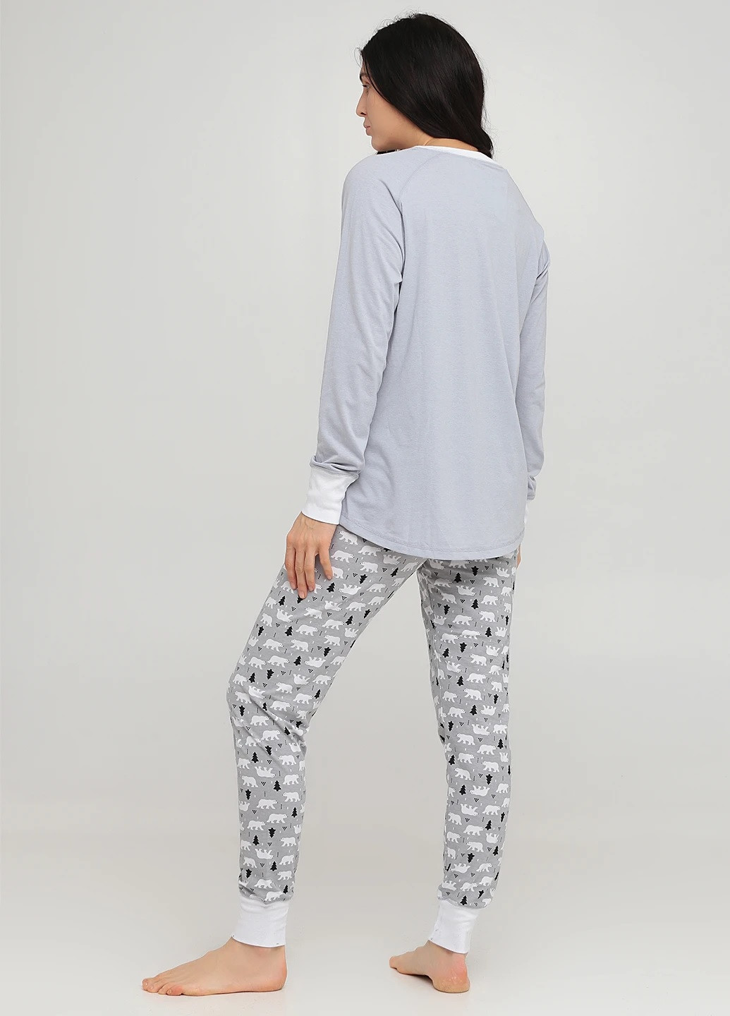 Сіра всесезон піжама (реглан, штани) реглан + брюки Sleepyheads