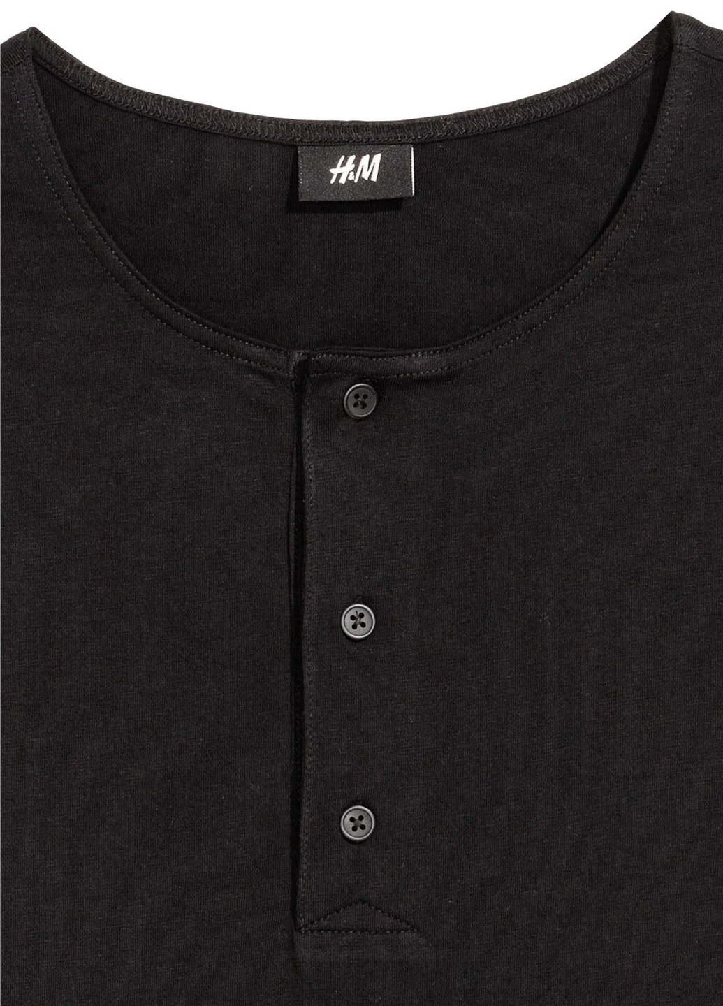 Черный демисезонный кэжуал лонгслив H&M