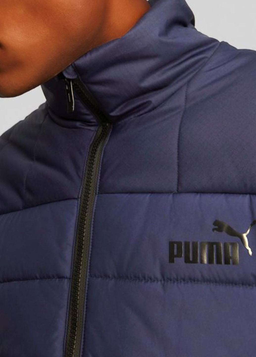 Темно-синяя демисезонная куртка 84934906 Puma Ess+ Padded Jacket
