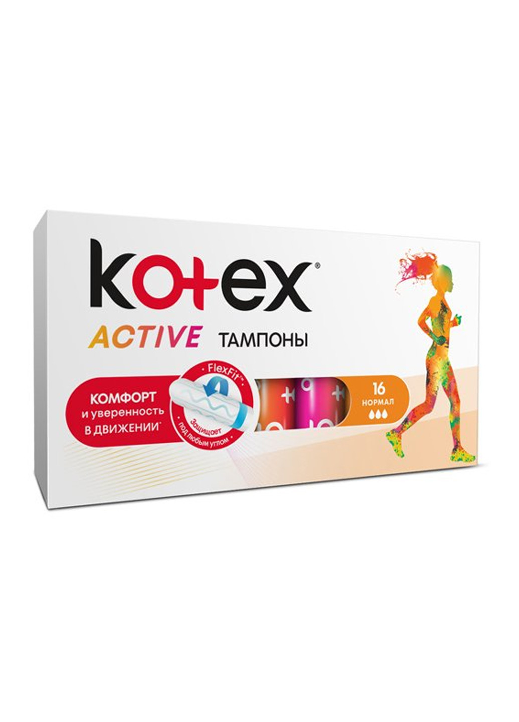 Гігієнічні тампони коtex active normal, 16 шт Kotex 5029053564494 (256012230)