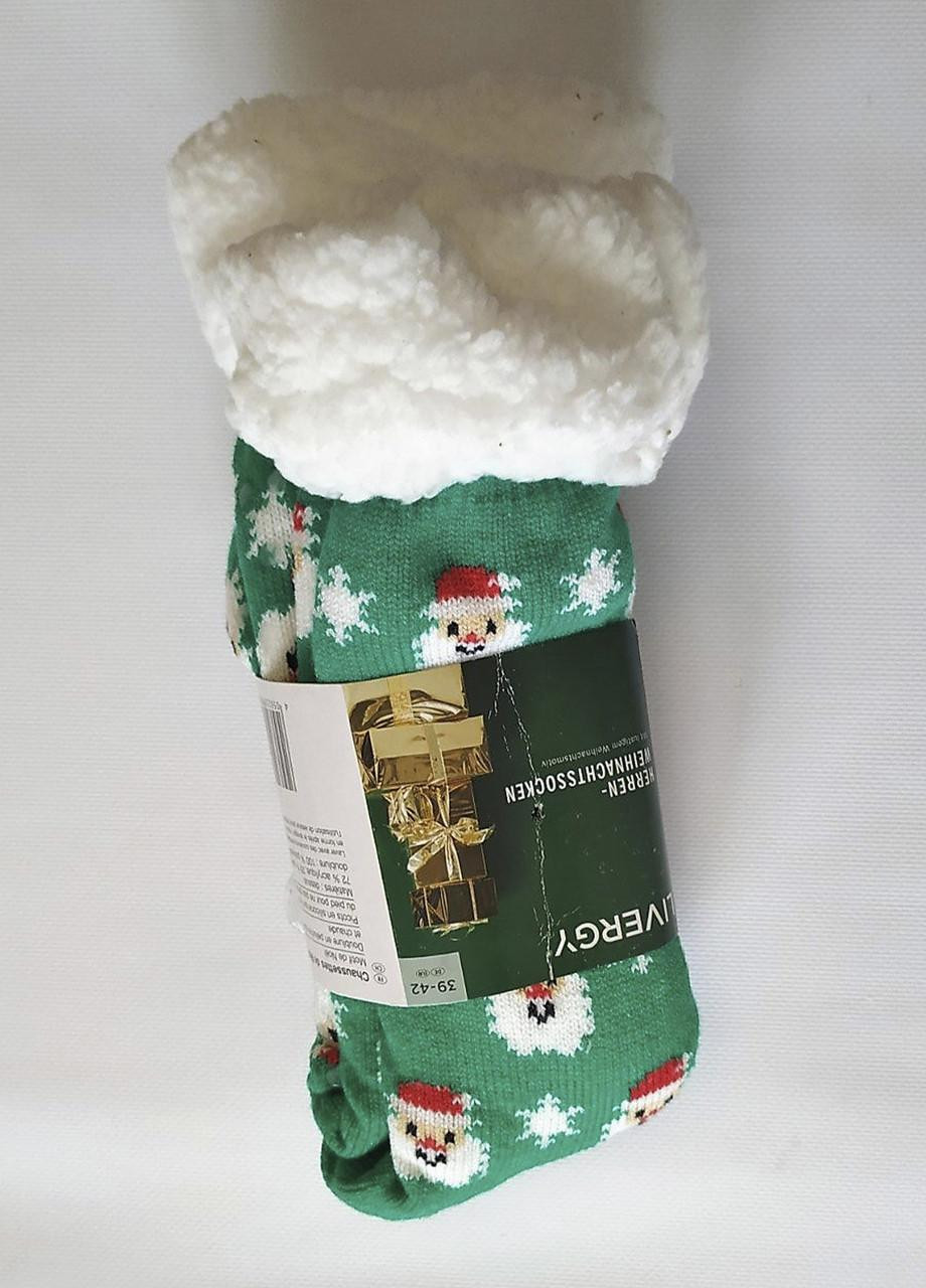 Термо шкарпетки новорічні, домашні капці Livergy (255982999)