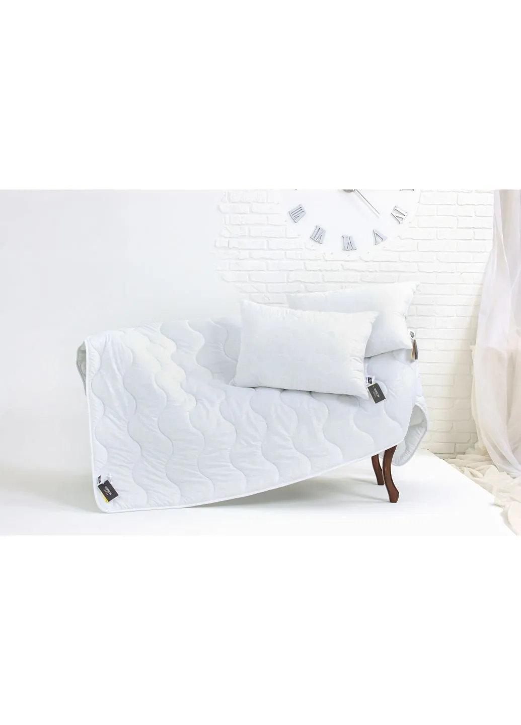 Ковдра Набір Евкаліптова №1702 Eco Light White Ковдра 172х205 + п (2200002656085) Mirson (254080863)