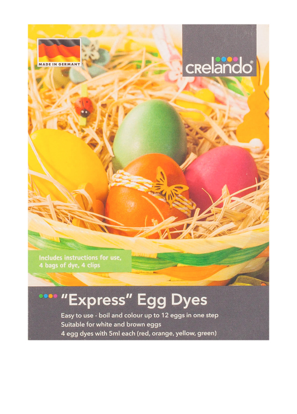 Фарба для яєць (4 шт.) Crelando (102692335)