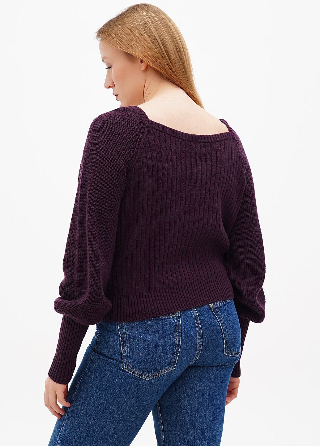 Сливовий демісезонний пуловер пуловер Boden