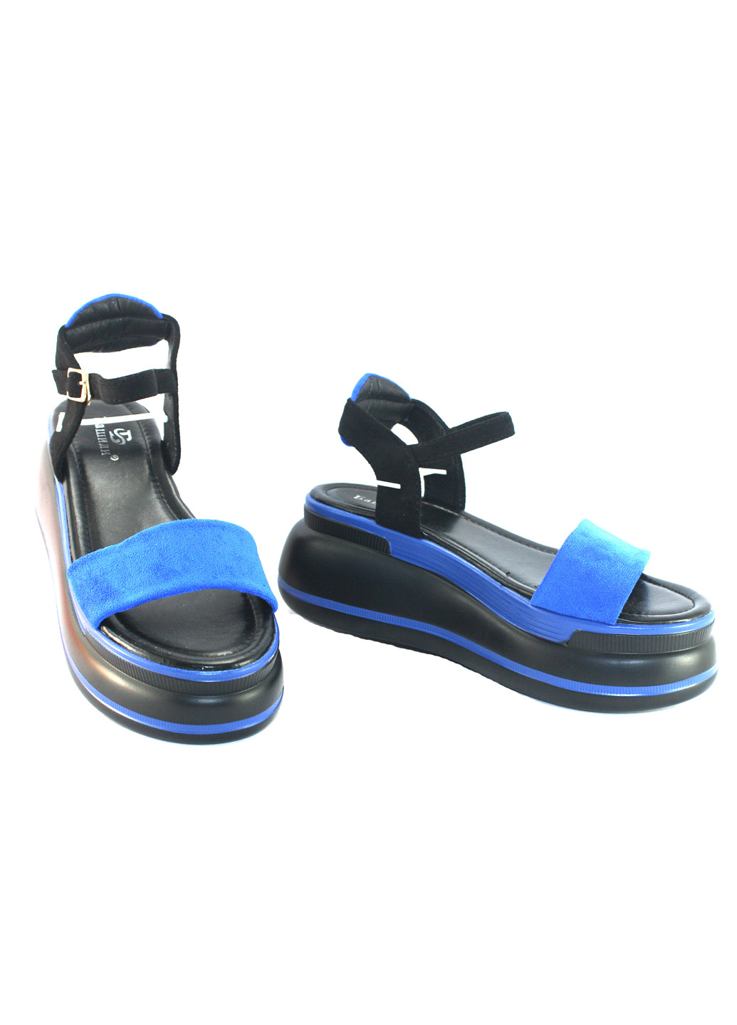 Комбинированные босоножки No Brand с ремешком