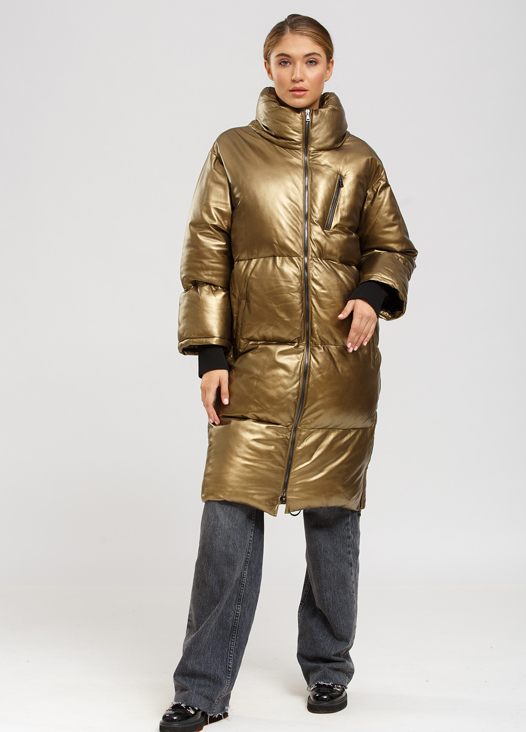 Бронзова зимня куртка NEBRASKA