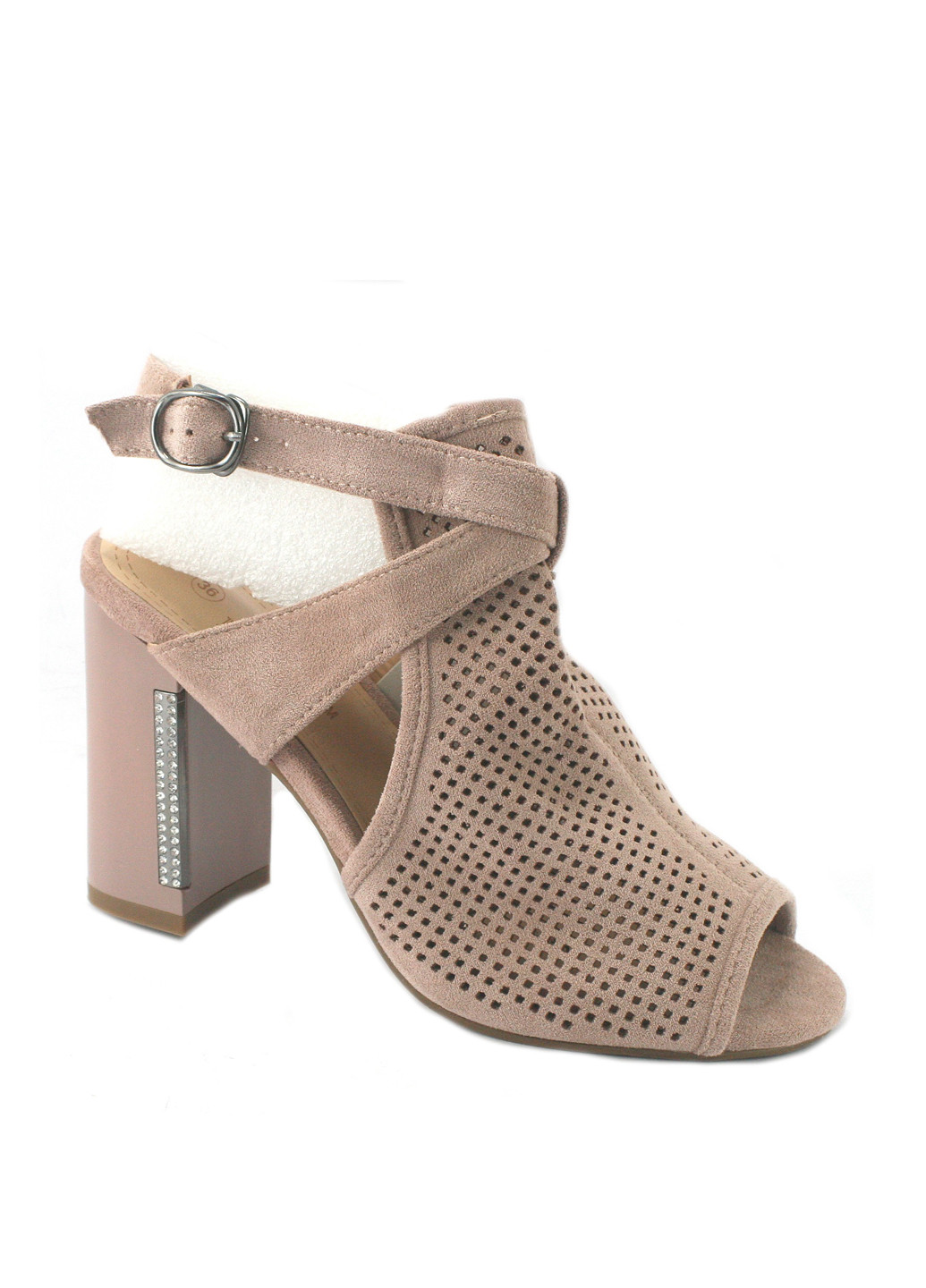 Кофейные летняя ботильони No Brand