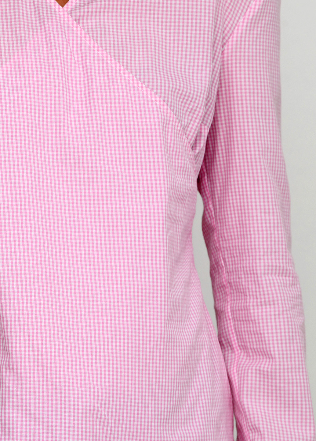 Рожева демісезонна блуза на запах Banana Republic