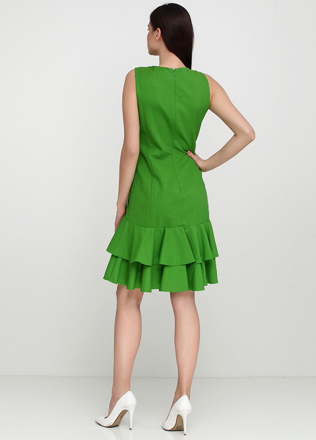 Зеленое кэжуал платье Ralph Lauren однотонное