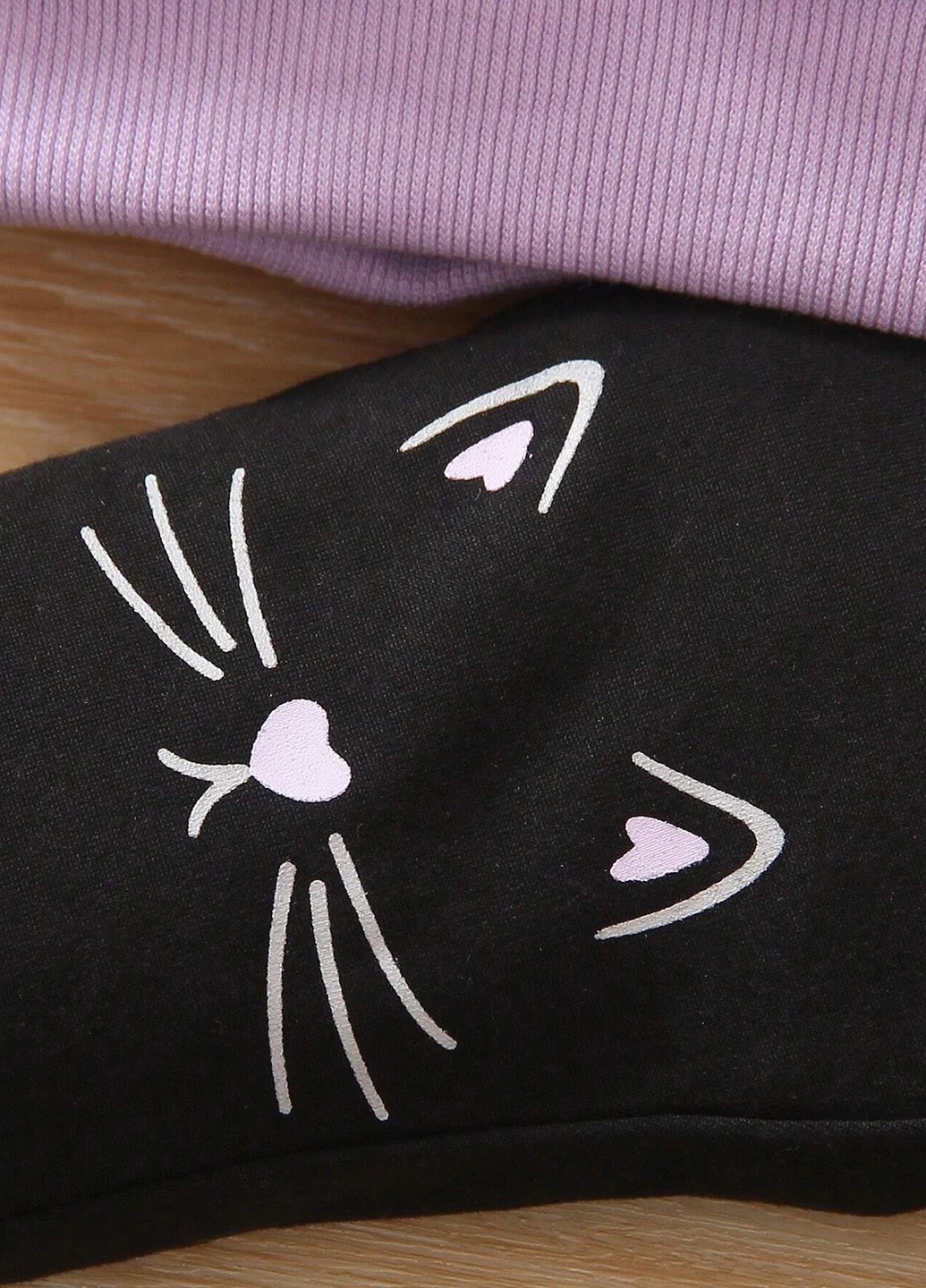 Бузковий зимовий костюм (худі, легінси) брючний SHEIN