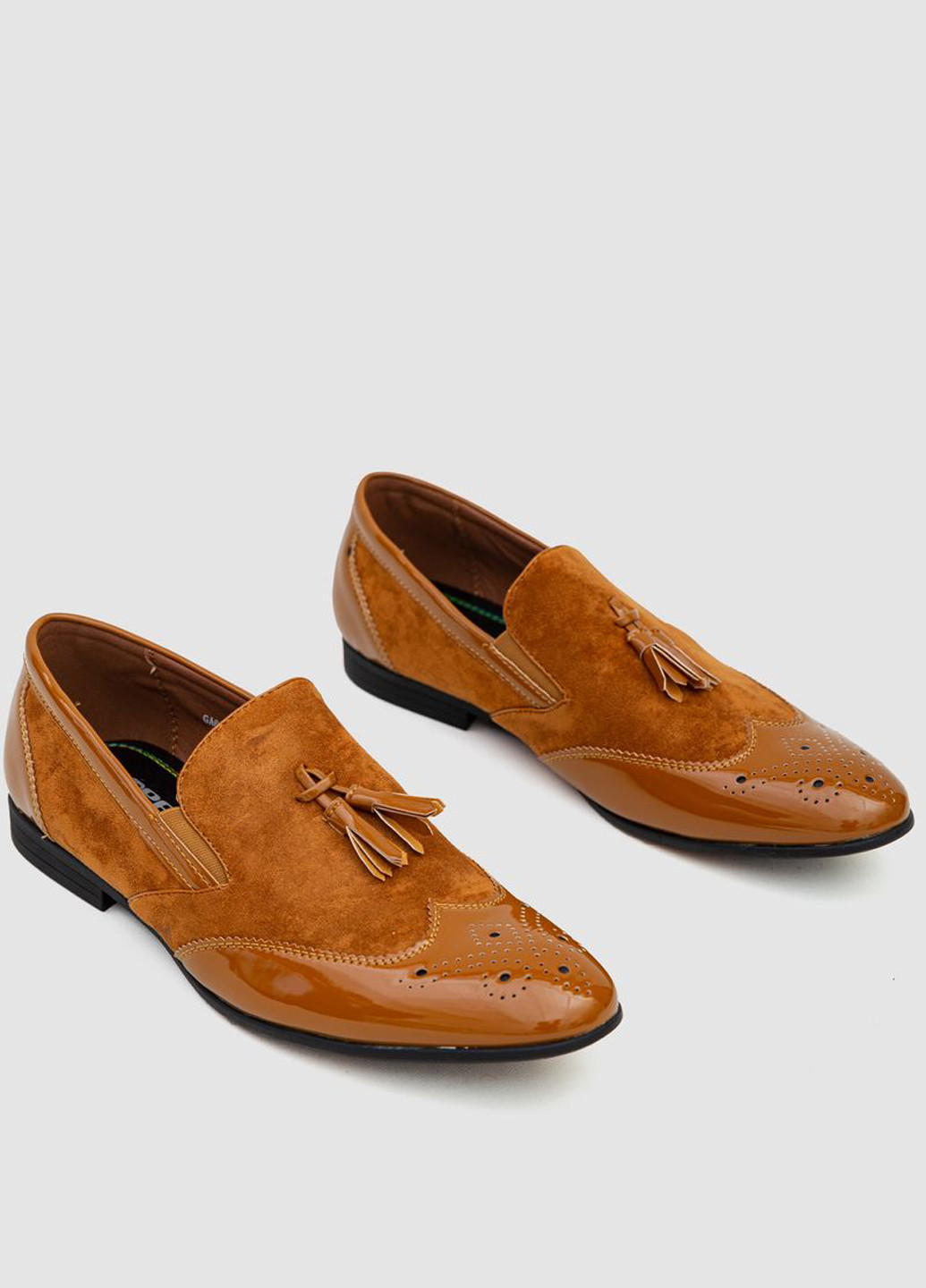 Светло-коричневые классические, кэжуал туфли Paliament без шнурков