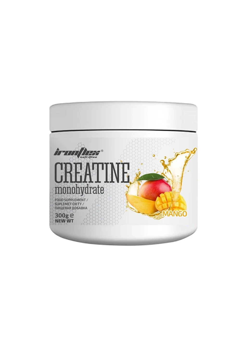 Креатин моногідрат Creatine monohydrate 300 грам Ківі-кактус Iron Flex (255279503)
