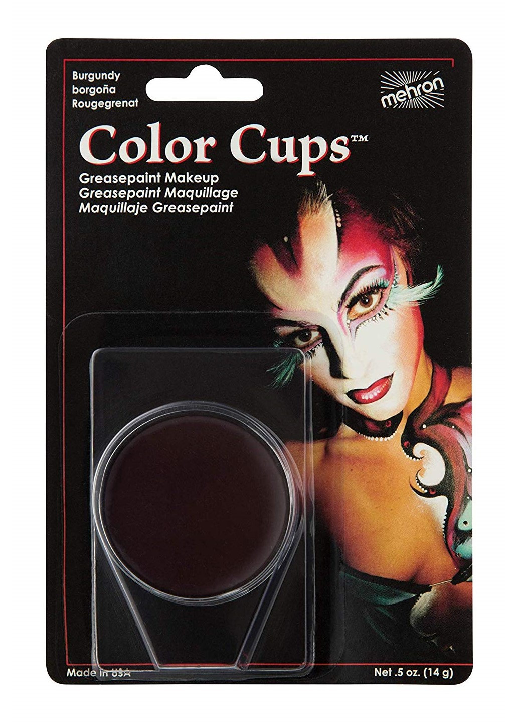 Кремовый грим Color Cups, Burgundy (Бургунди), 12 г Mehron (205593207)
