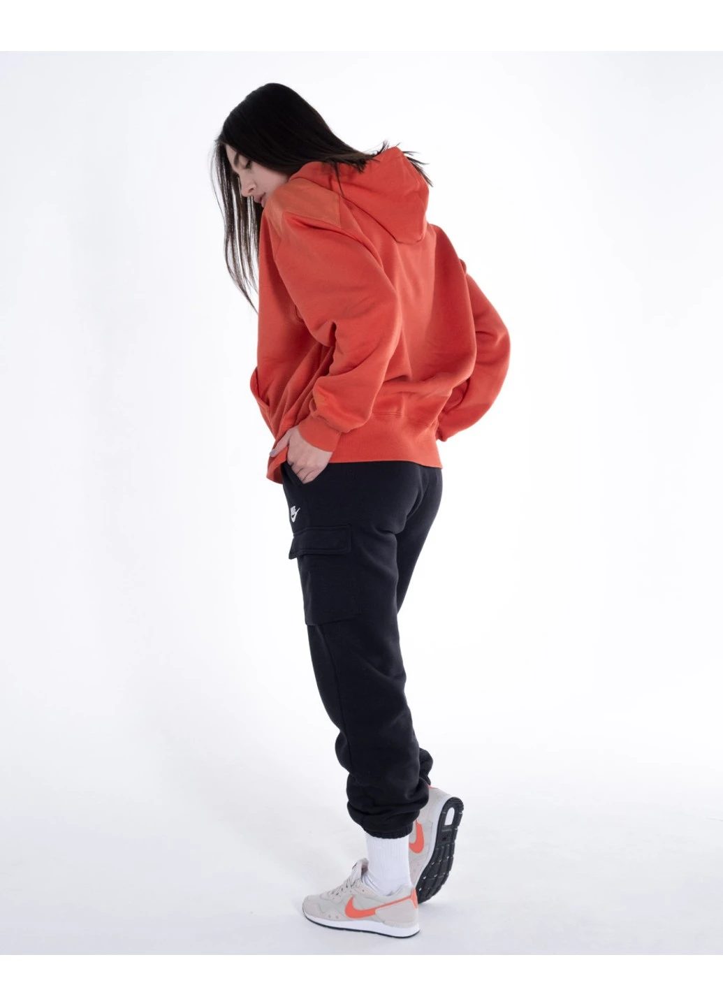 Толстовка W NSW PO HOODIE FLC UU Nike (253946711)