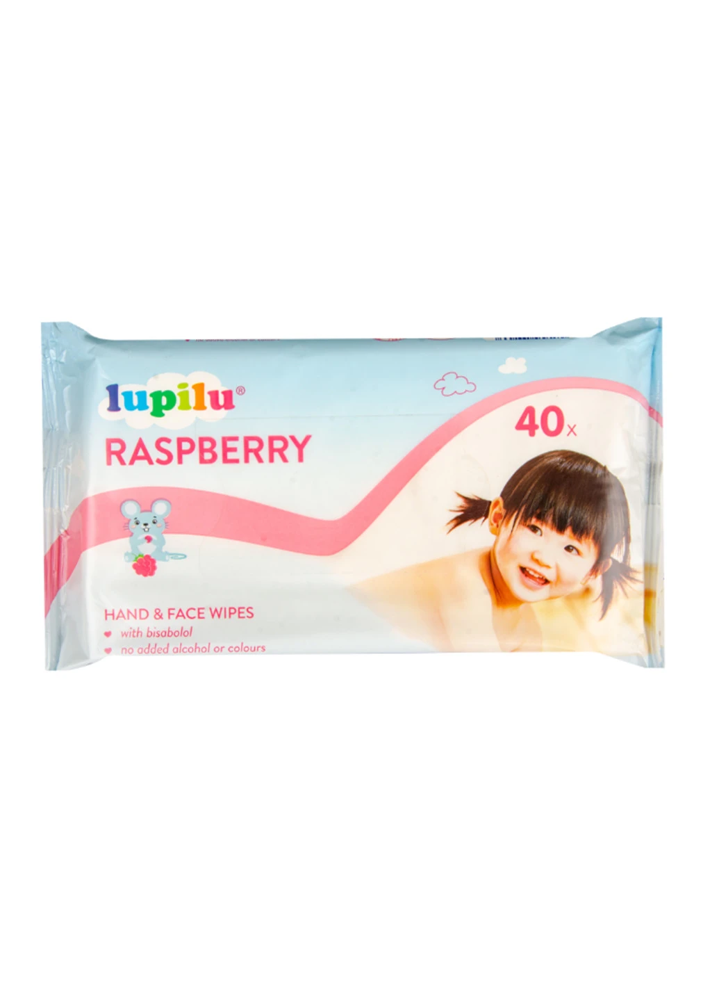 Детские влажные салфетки Raspberry 40 шт Lupilu (241710779)