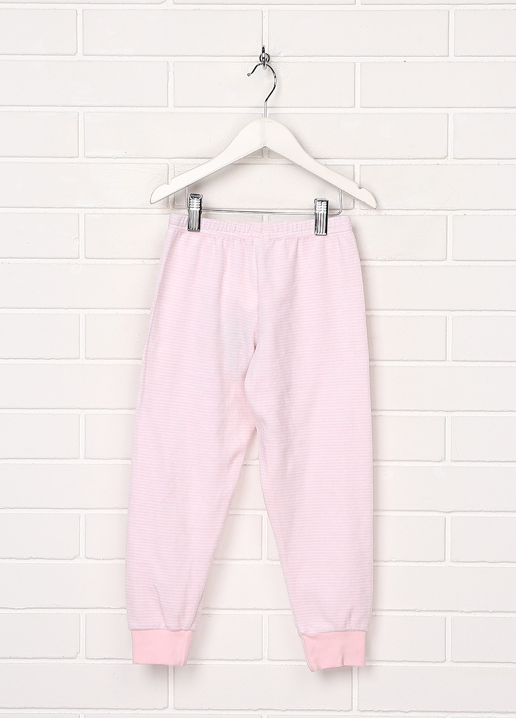 Бледно-розовые домашние демисезонные зауженные брюки C&A
