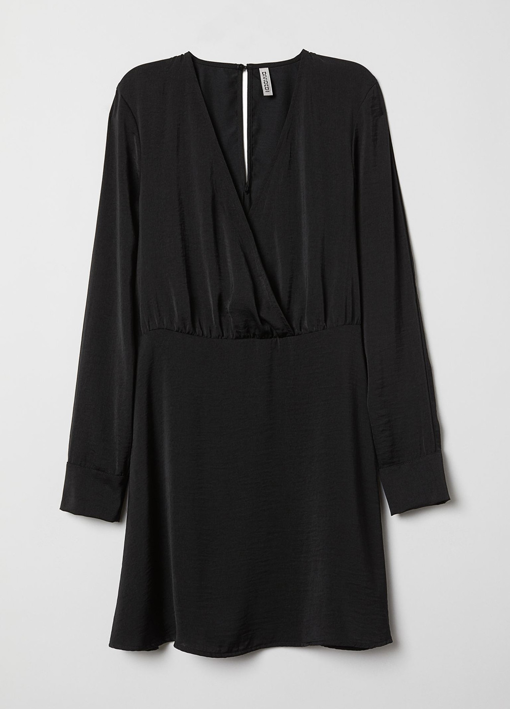Чорна коктейльна плаття кльош H&M однотонна