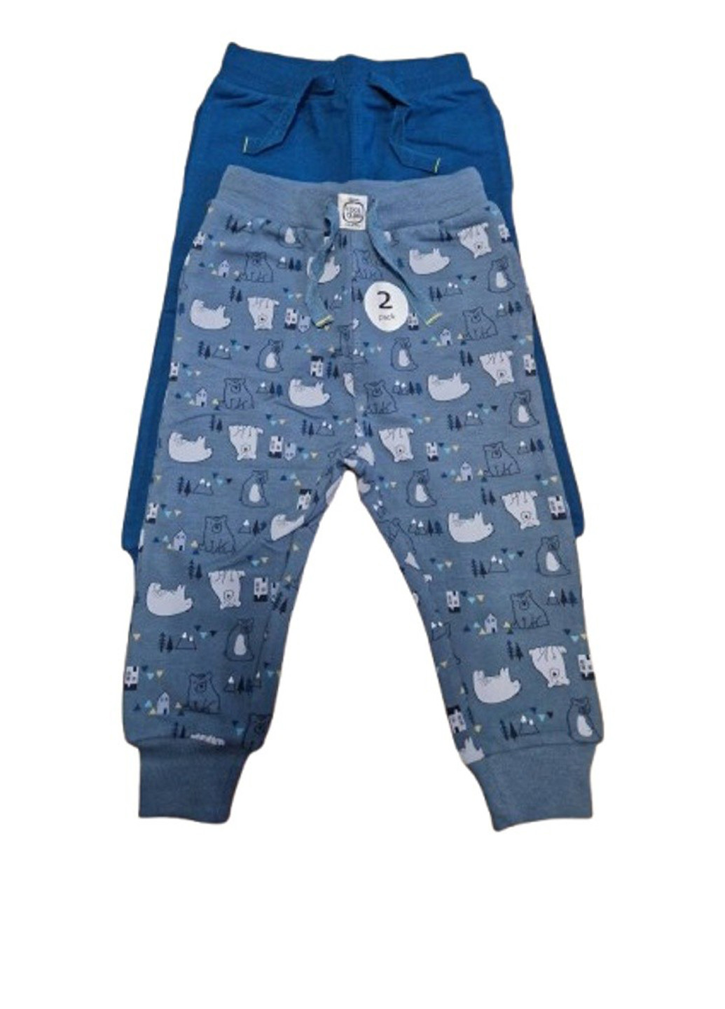 Светло-бирюзовые кэжуал демисезонные брюки джоггеры Cool Club