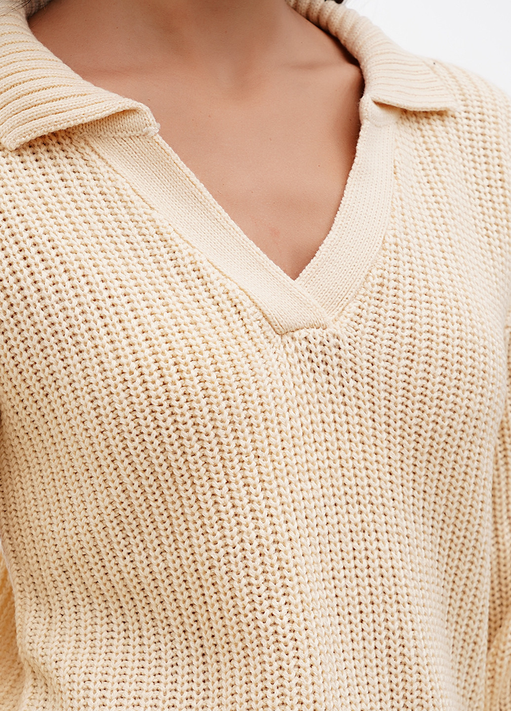 Светло-бежевый демисезонный пуловер пуловер Brave Soul