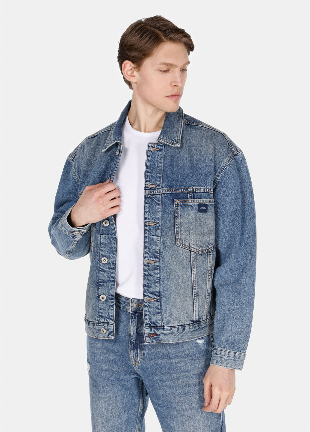 Синя демісезонна куртка куртка-піджак Colin's