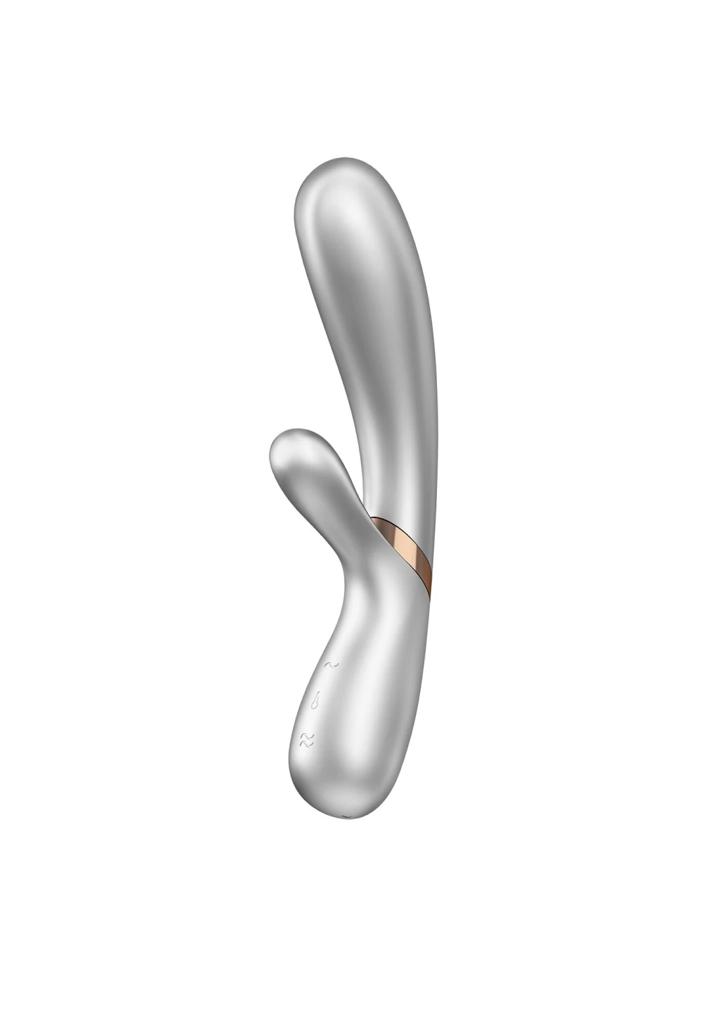 Смарт вибратор-кролик с подогревом Hot Lover Silver Satisfyer (252299167)