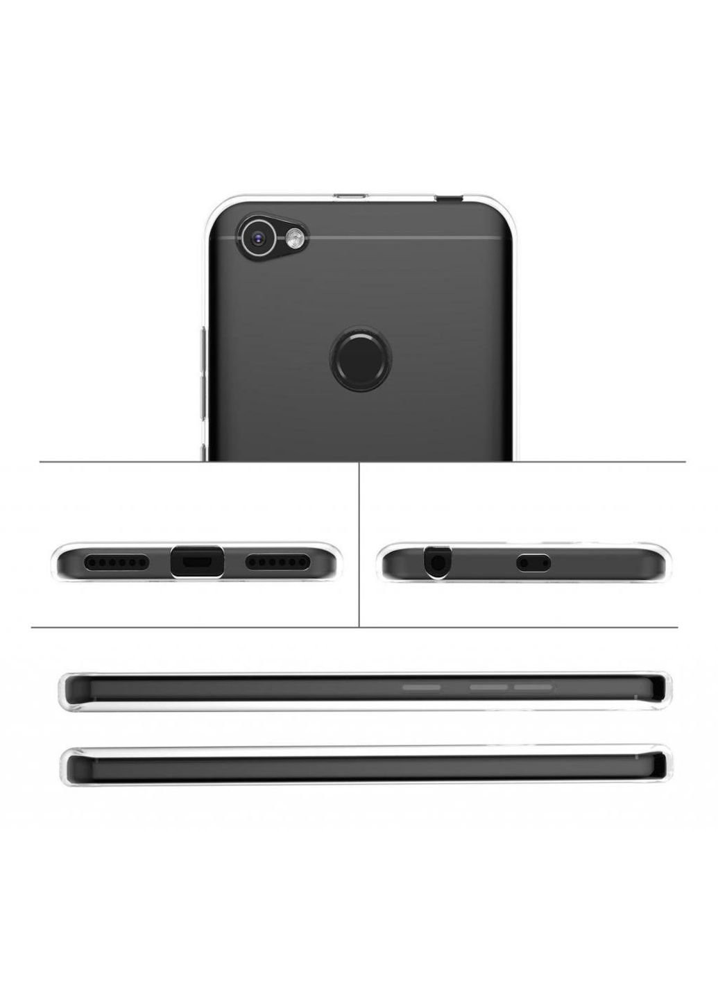 Чехол для мобильного телефона для Xiaomi Redmi Note 5A Clear tpu (Transperent) (LC-XRN5A) Laudtec (252572003)