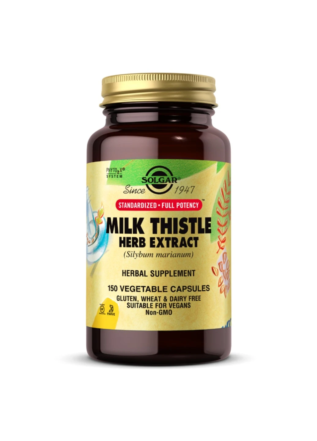 Экстракт расторопши Milk Thistle 150 капсул солгар Solgar (255408600)