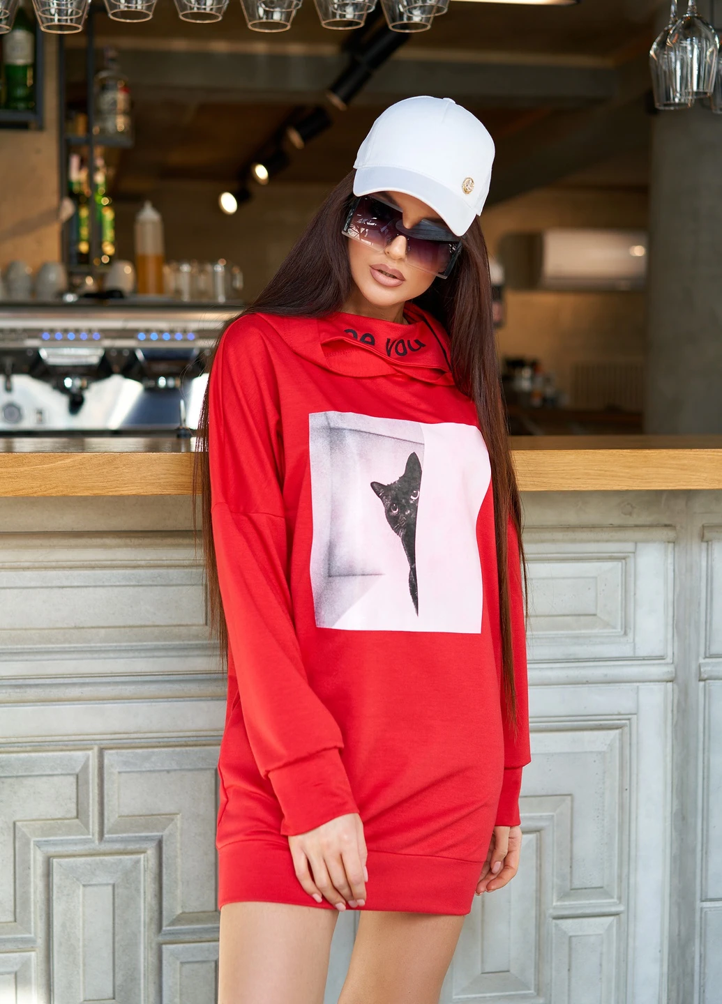Стильное худи с накаткой Jadone Fashion Худи (254968688)