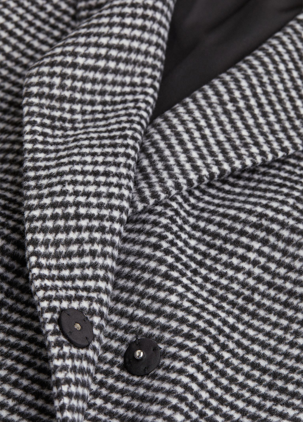 Чорно-білий демісезонне Пальто H&M