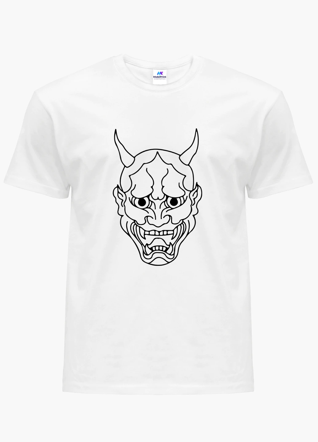 Футболка жіноча Диявол (Devil) Білий (8976-1968) XXL MobiPrint - (216299638)