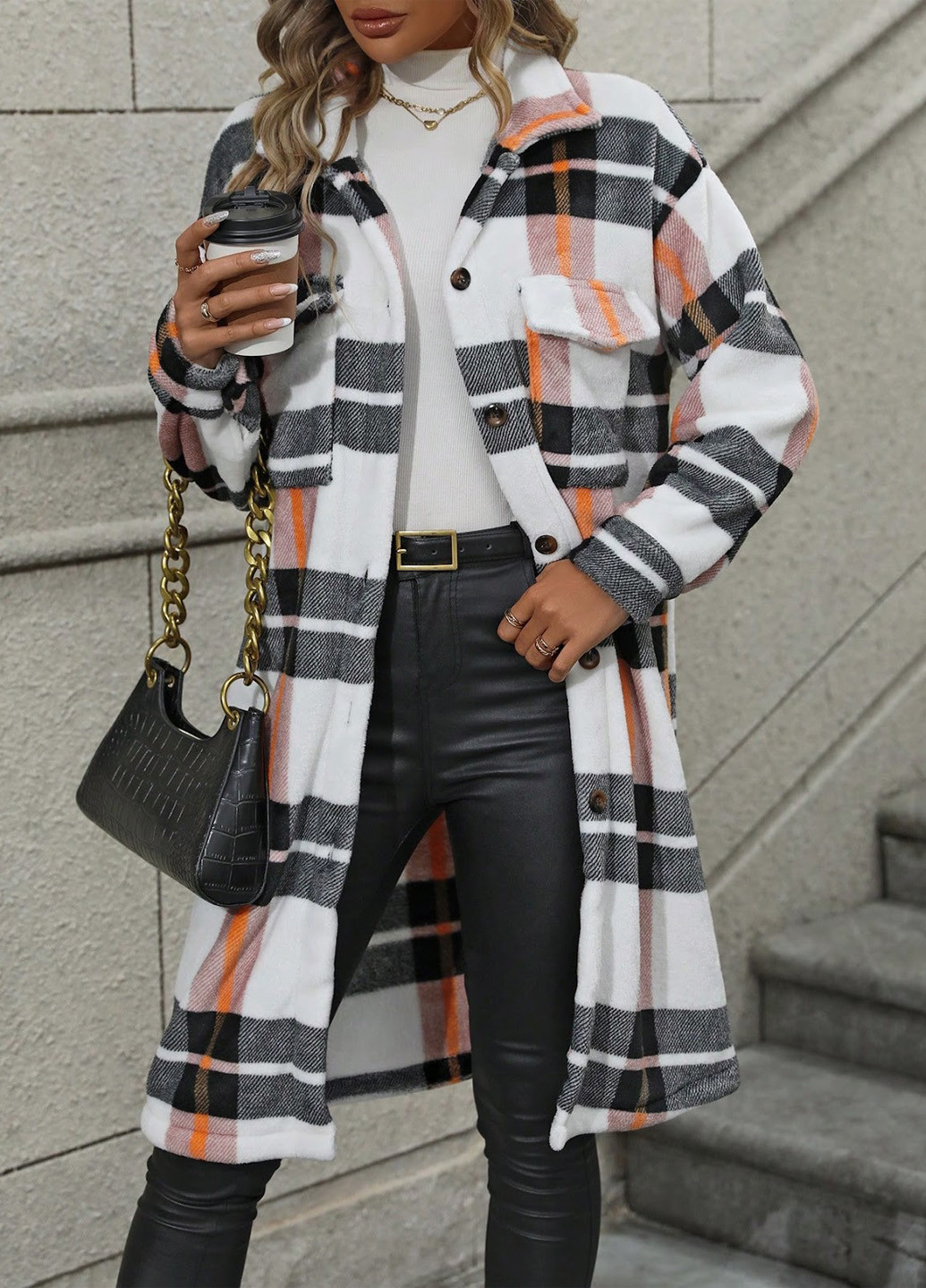 Куртка-сорочка SHEIN (329841361)