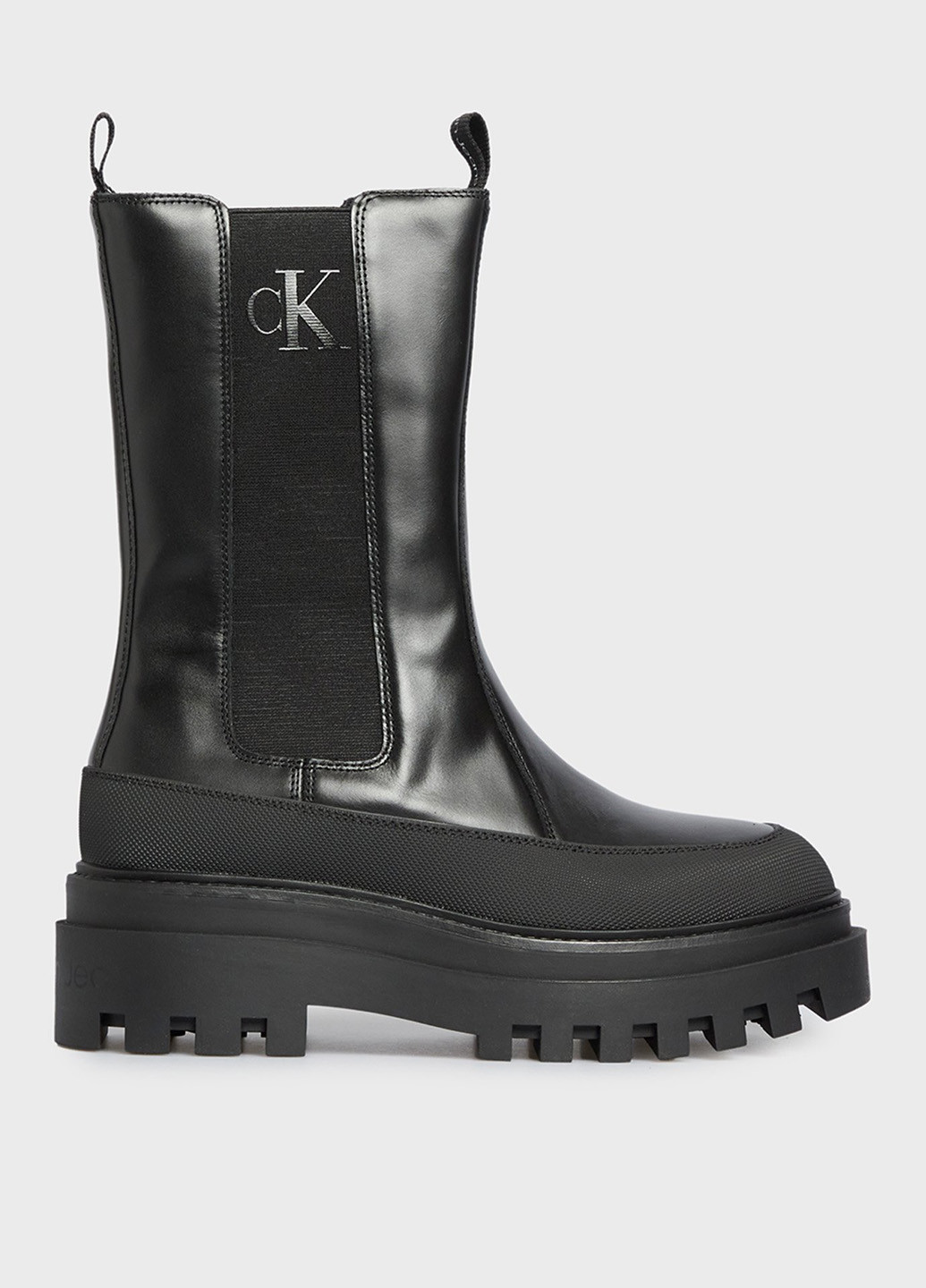 Черные осенние полусапоги Calvin Klein Jeans