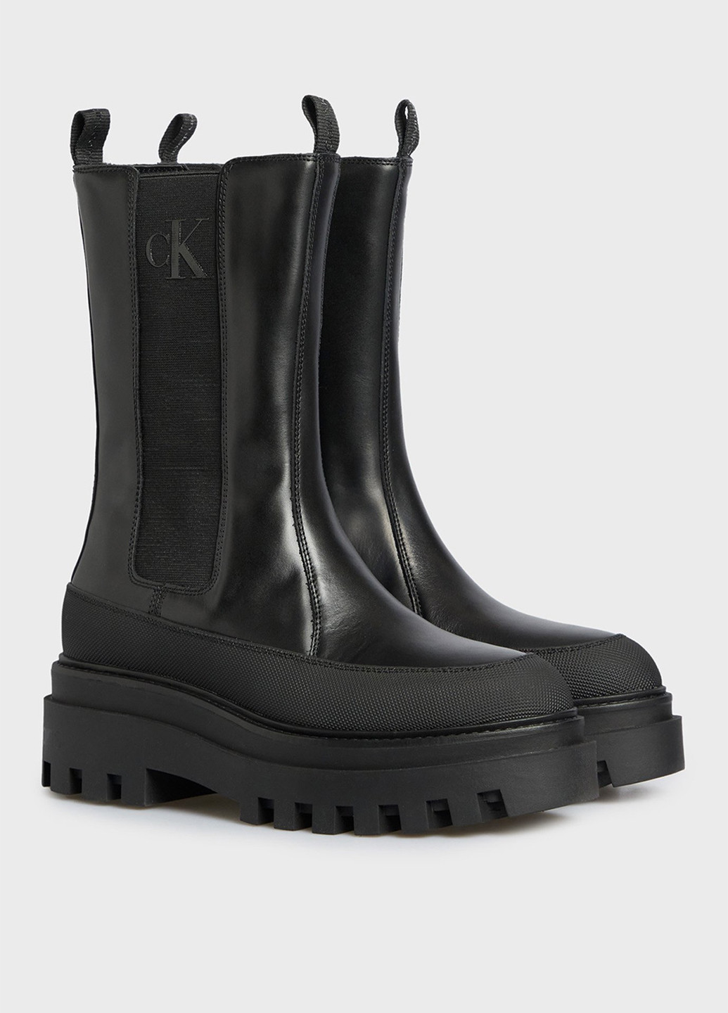 Черные осенние полусапоги Calvin Klein Jeans