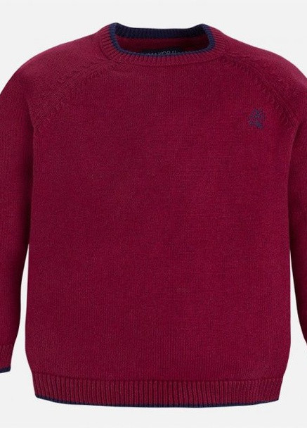 Бордовий демісезонний светр для хлопчика 110 см (311) Mayoral