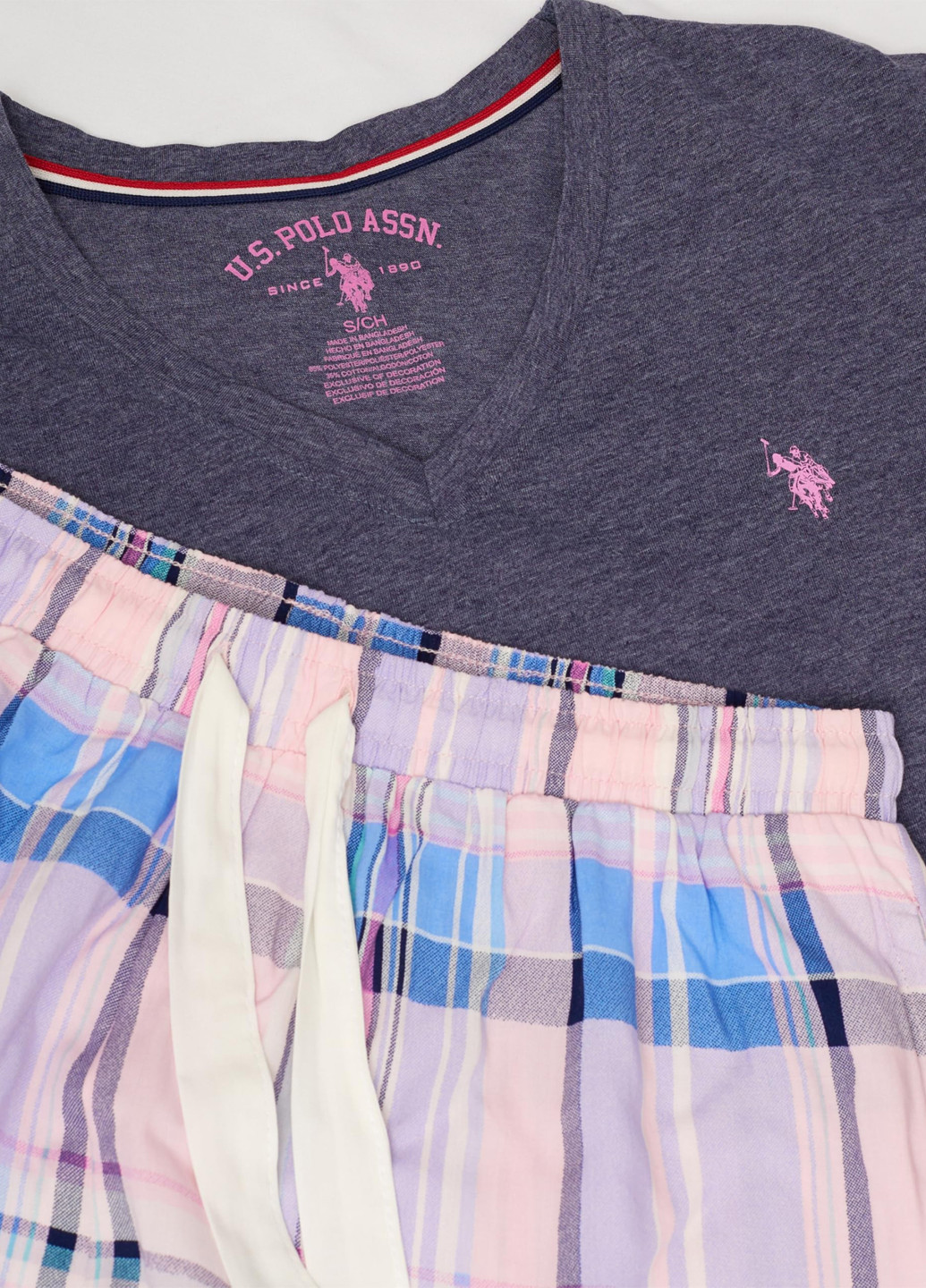 Синя всесезон піжама (футболка, шорти) футболка + шорти U.S. Polo Assn.