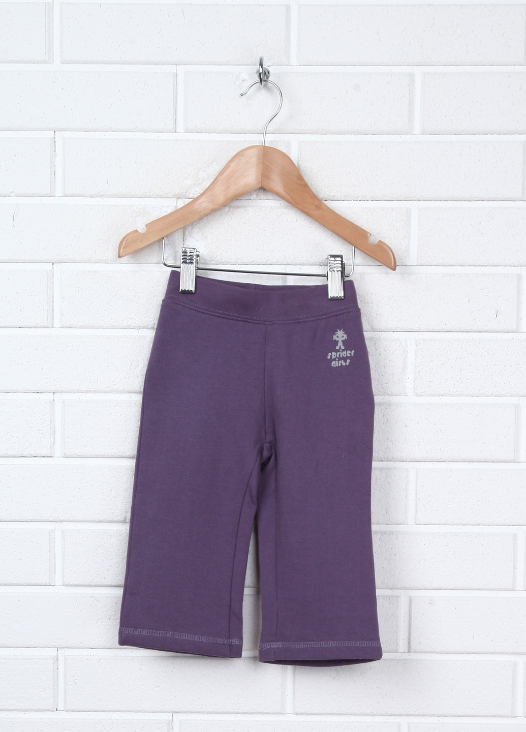 Фиолетовые кэжуал демисезонные прямые брюки New Born