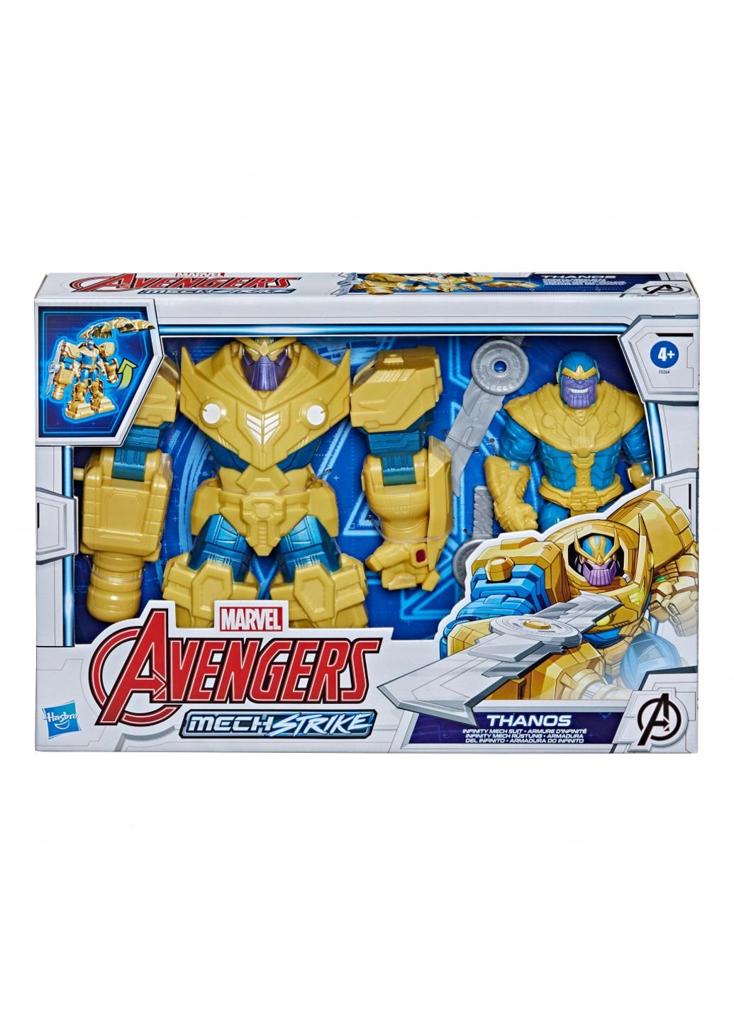 Фигурка Avengers Mech strike Танос Hasbro (252230794)