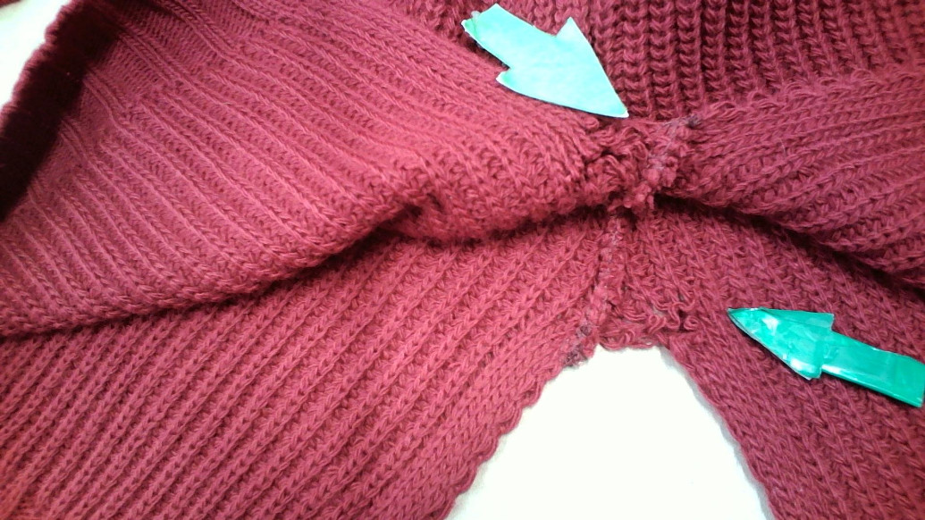 Бордовый зимний свитер Imperial